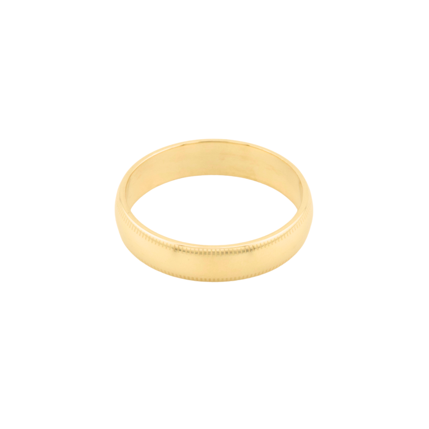 Milgrain Wedding Band