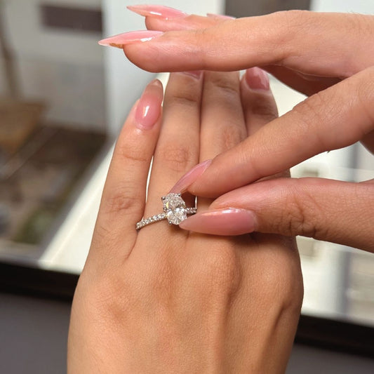 Luna Lab Grown Engagement Ring 2 CT