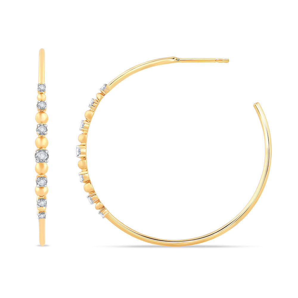 Diamond Adorn Hoops