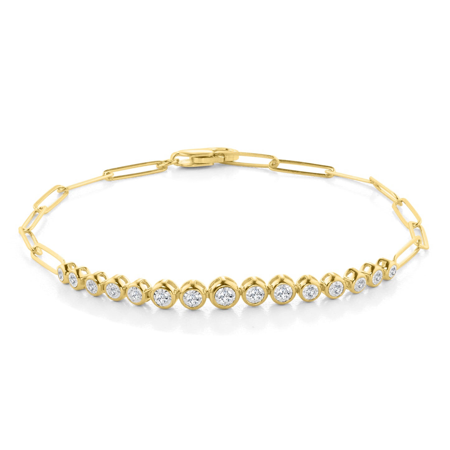 Bezel Diamond Bracelet