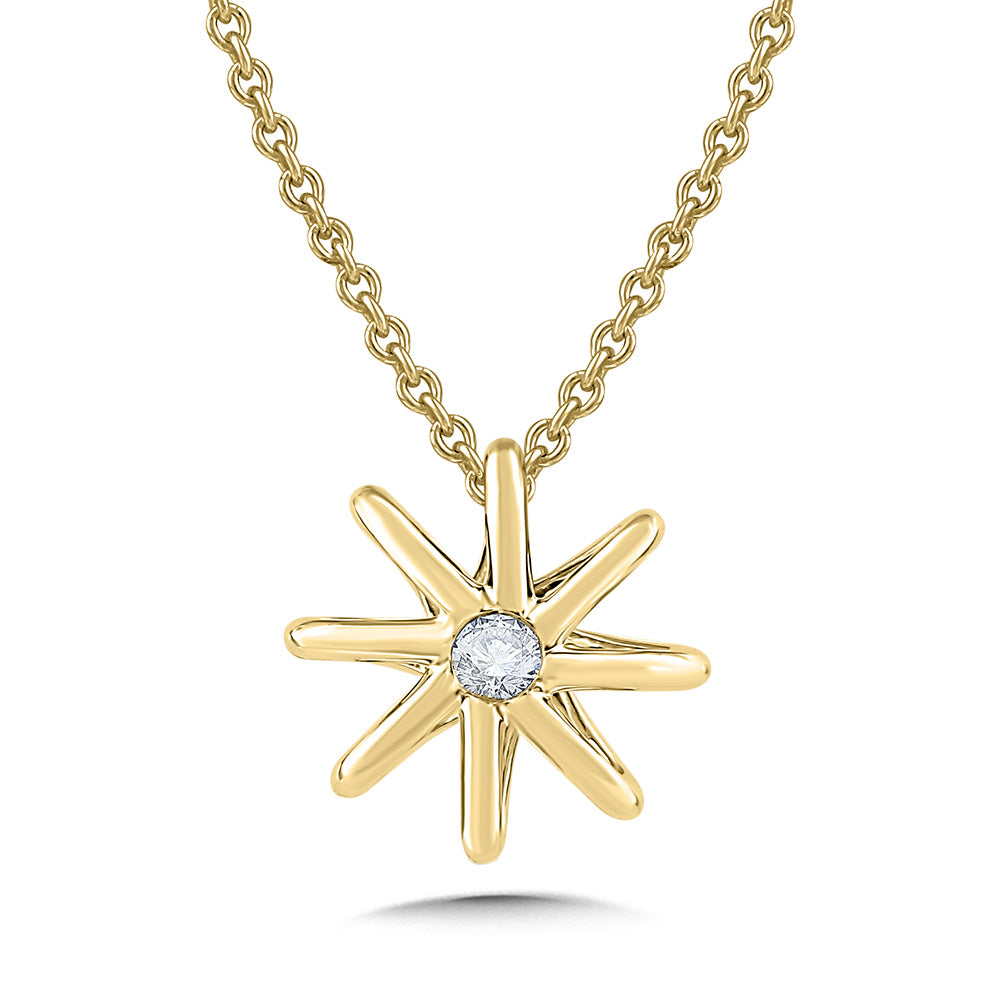 Diamond Stardust Pendant Necklace