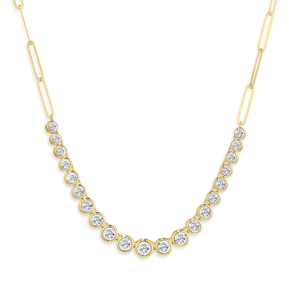 Clip Tennis Necklace
