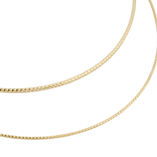 2mm Braided Omega Necklace