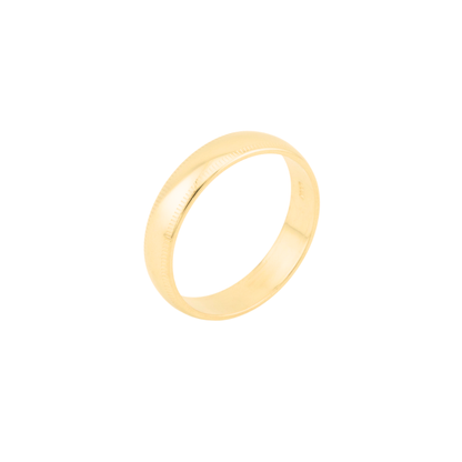 Milgrain Wedding Band