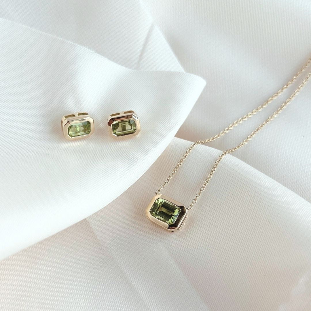 Peridot Pendant Necklace
