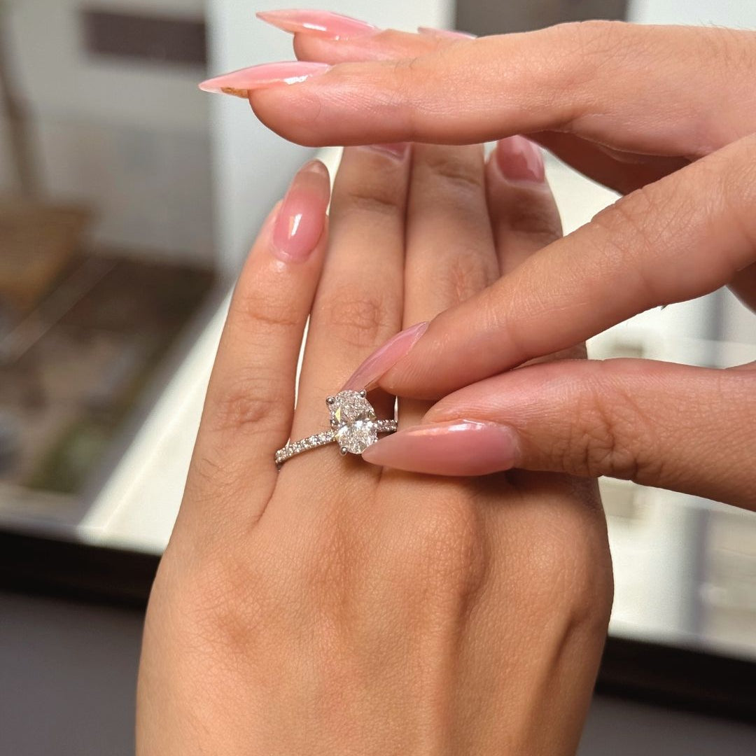 Luna Lab Grown Engagement Ring 2 CT