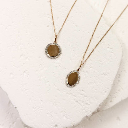 Medal Diamond Pendant