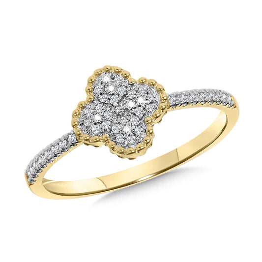 Diamond Clover Ring
