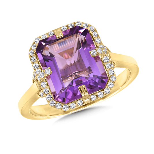 Amethyst Cocktail Ring