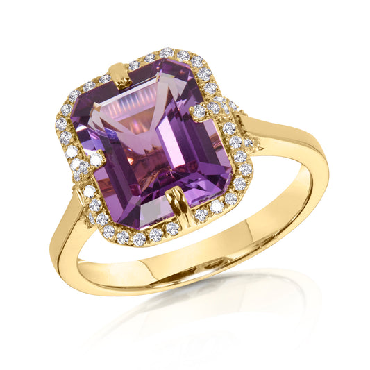 Amethyst Cocktail Ring