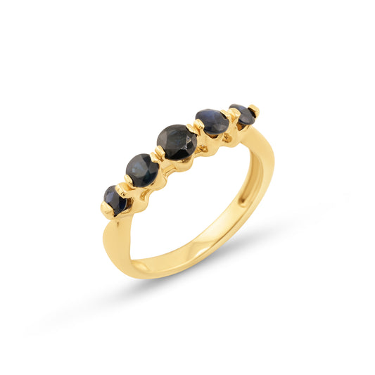 Sapphire Gradual Ring