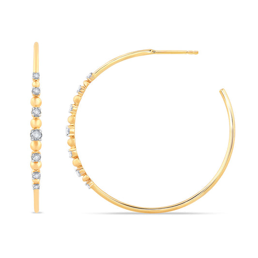 Diamond Adorn Hoops