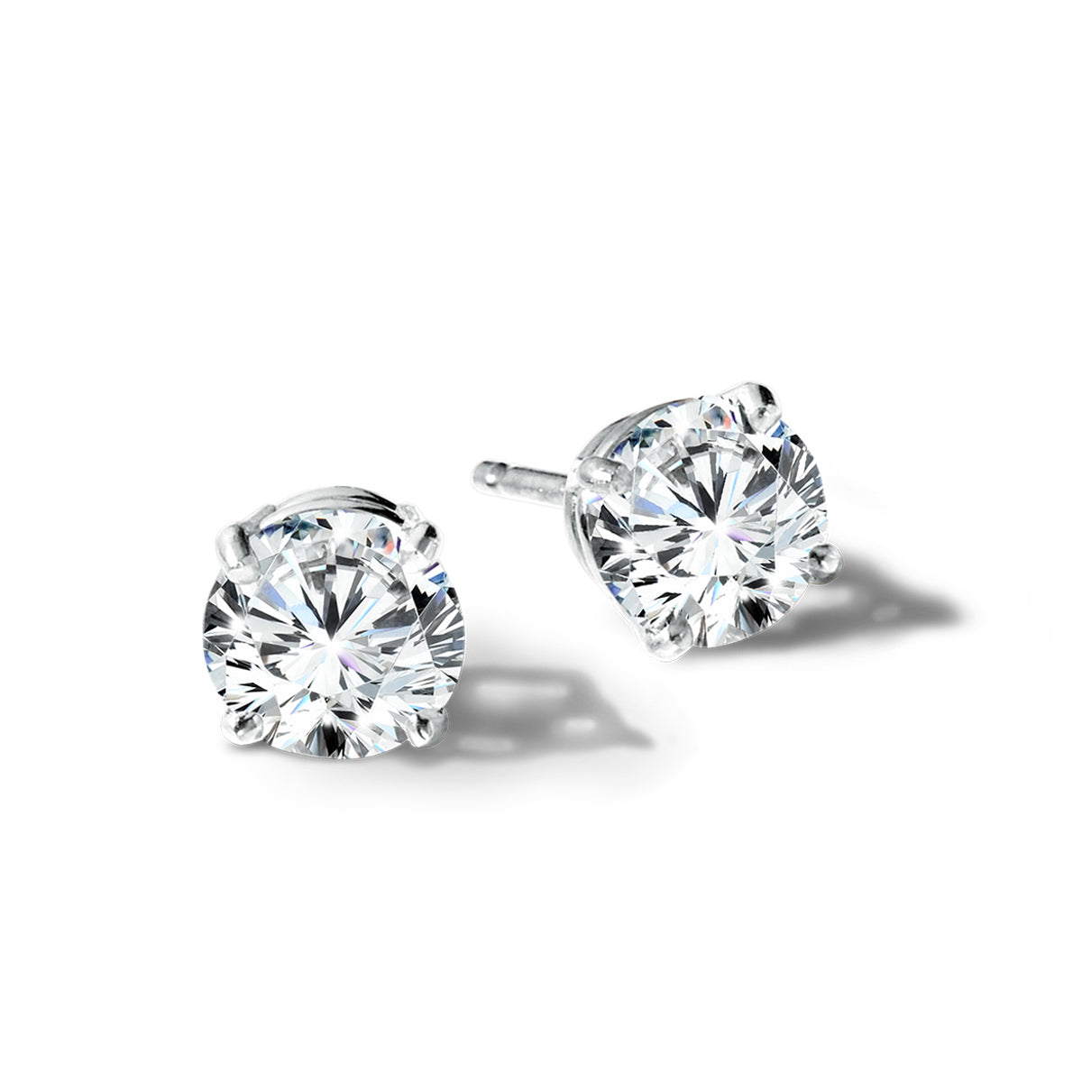 Lab Grown Diamond Rounds Studs