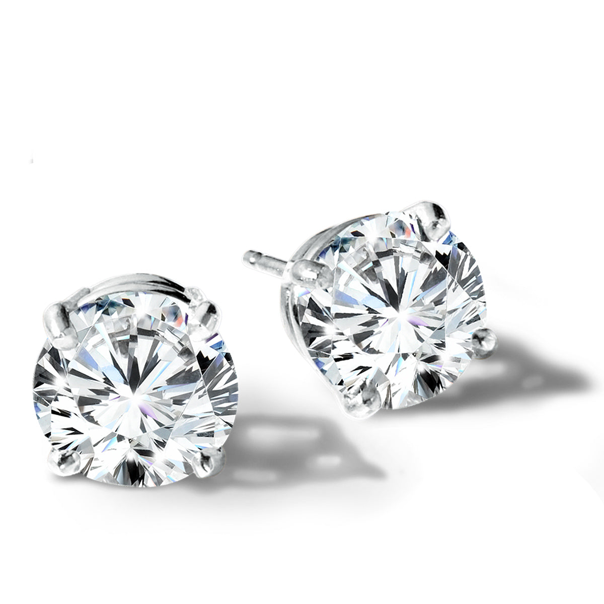 Lab Grown Diamond Rounds Studs