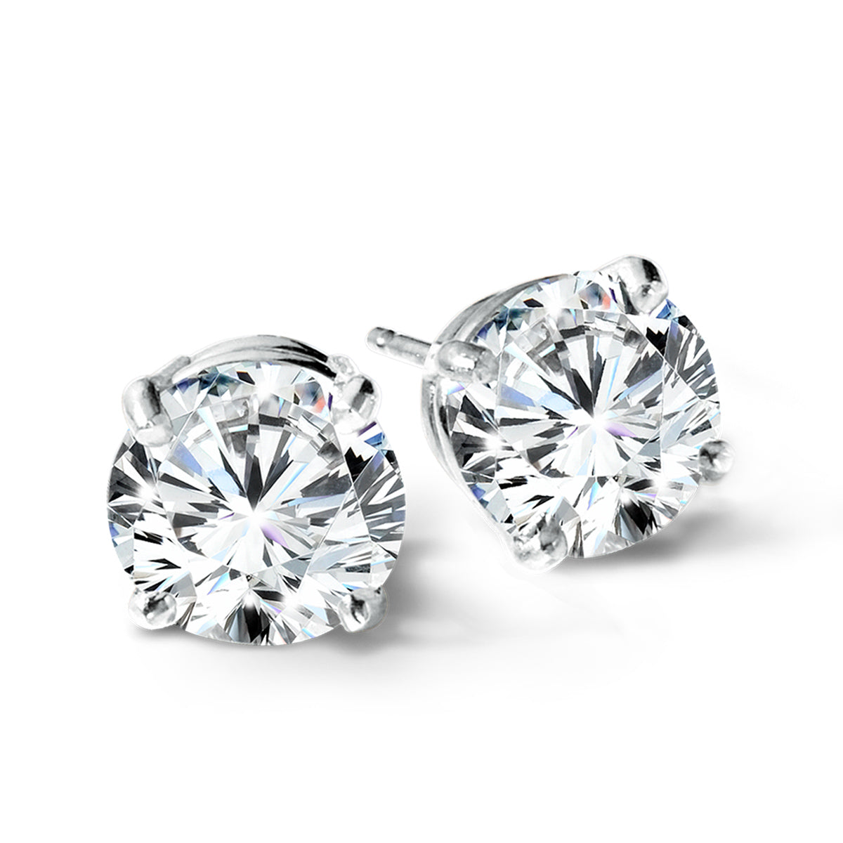 Lab Grown Diamond Rounds Studs