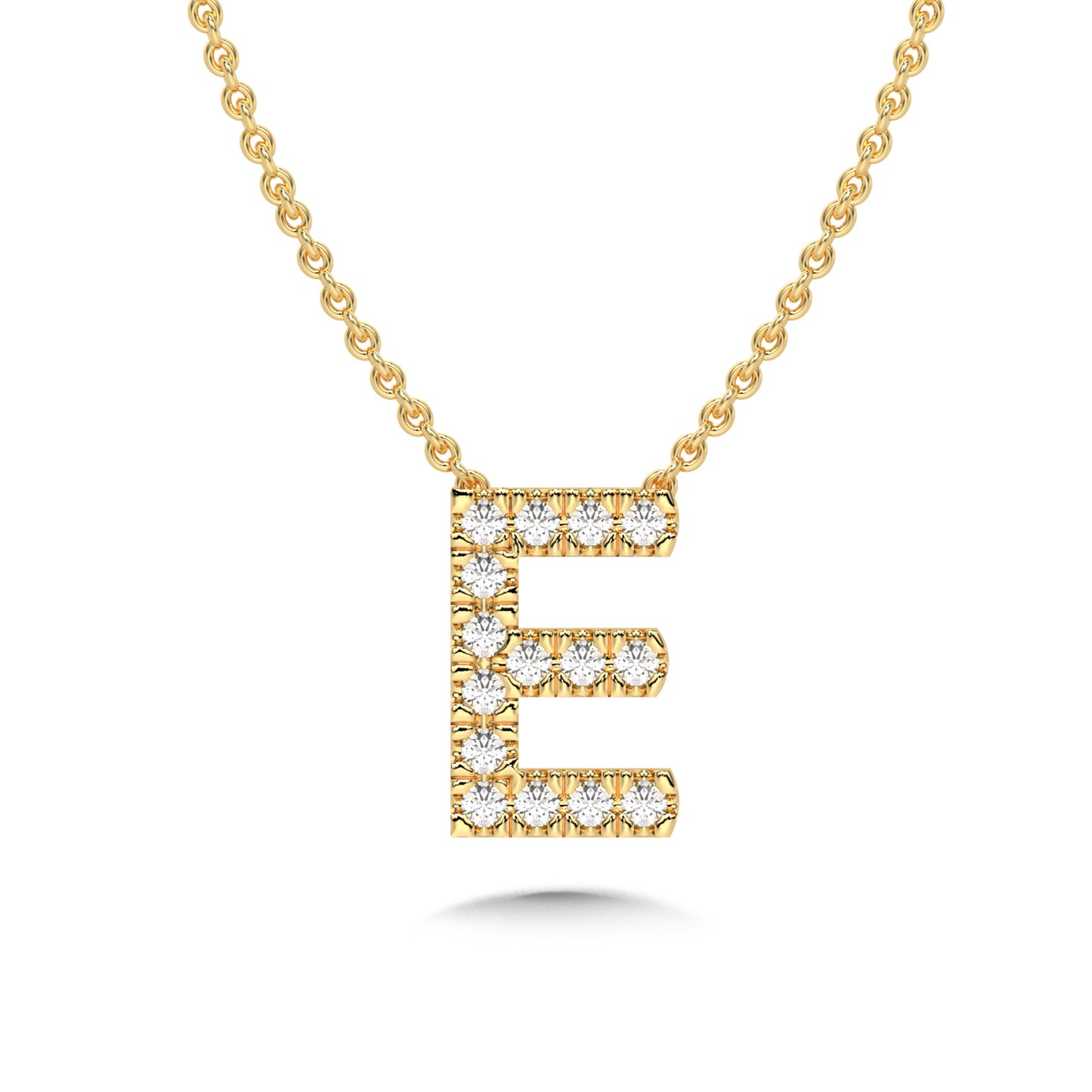 Diamond Initial Pendant Necklace