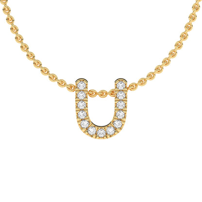 Diamond Initial Pendant Necklace