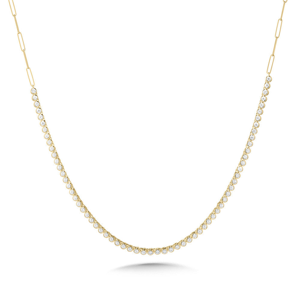 BEZEL LINK NECKLACE