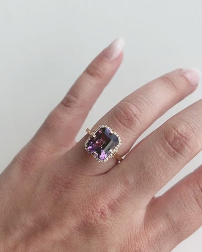 Amethyst Cocktail Ring